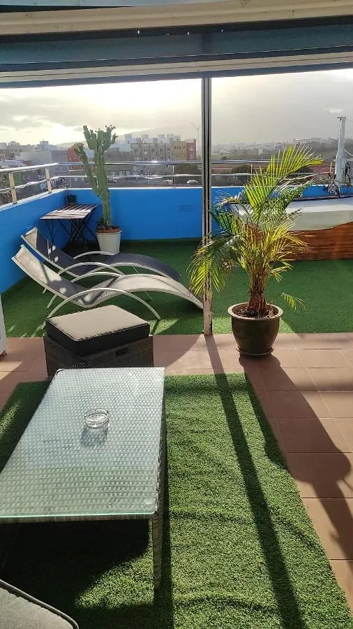 Atico Arinaga Con Vistas , Jacuzzi , Terraza Y Barbacoa Apartment